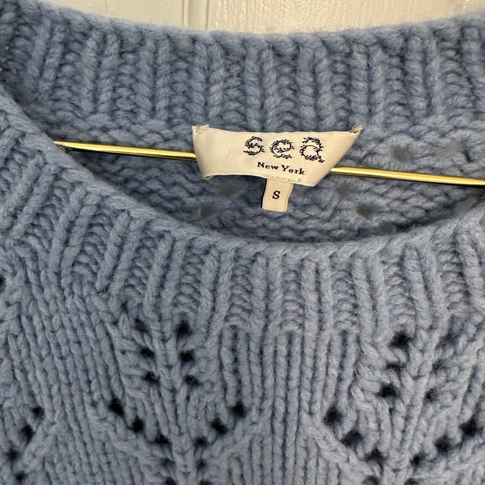 Sea New York Blue and White Sweater - Picture 5 of 6
